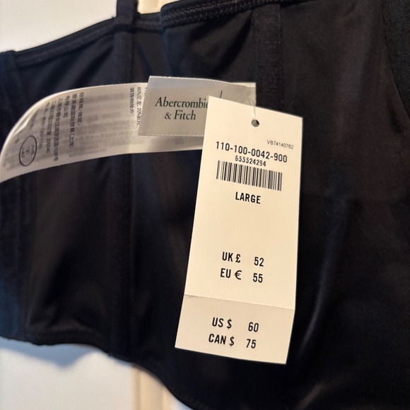 A&F Lace and Satin Balconette Corset - Picture 4 of 4